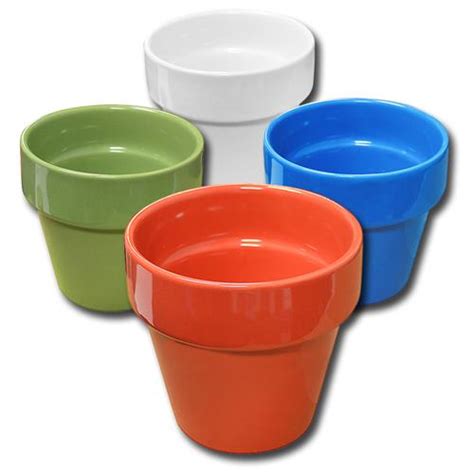 green electric flower pots